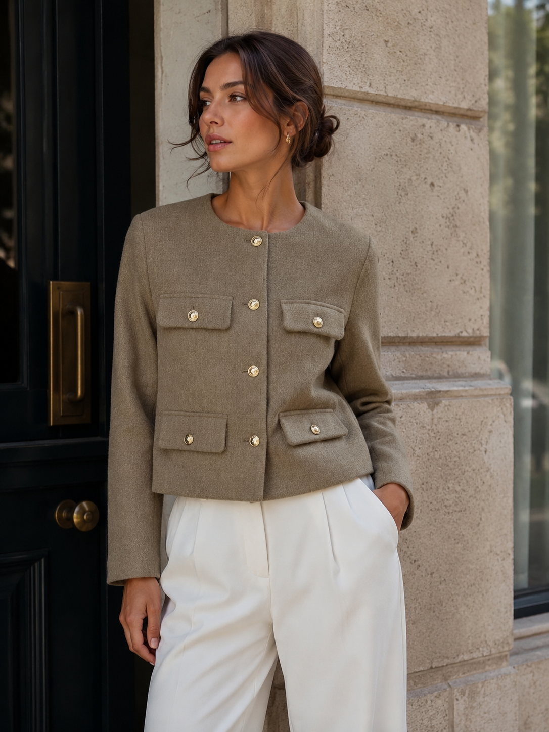 Savile Crop Blazer